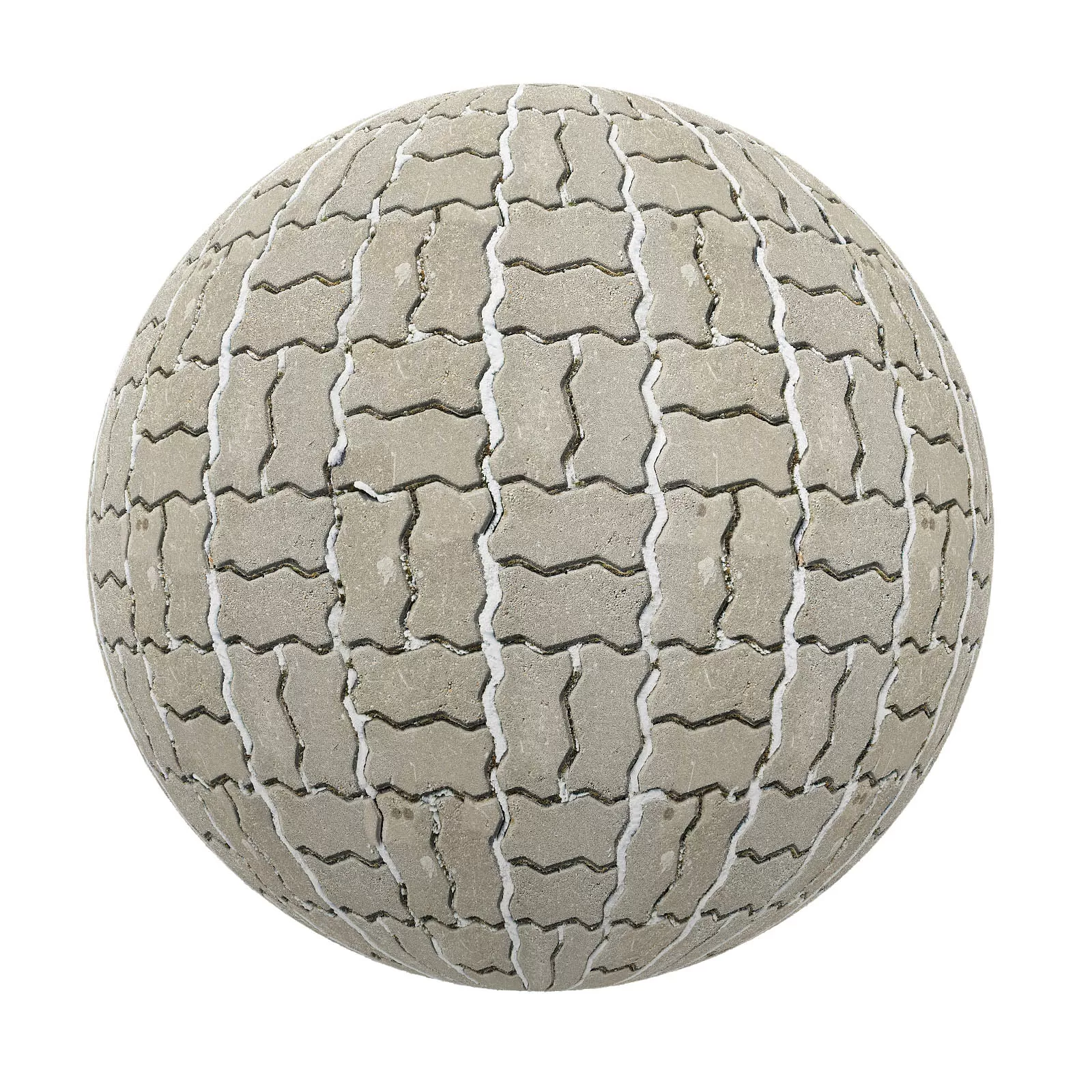 PBR CGAXIS TEXTURES – SNOW – Pavement With Snow 4