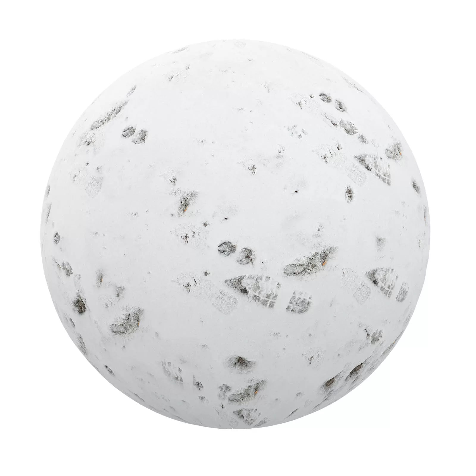 PBR CGAXIS TEXTURES – SNOW – Snow With Footprints 4
