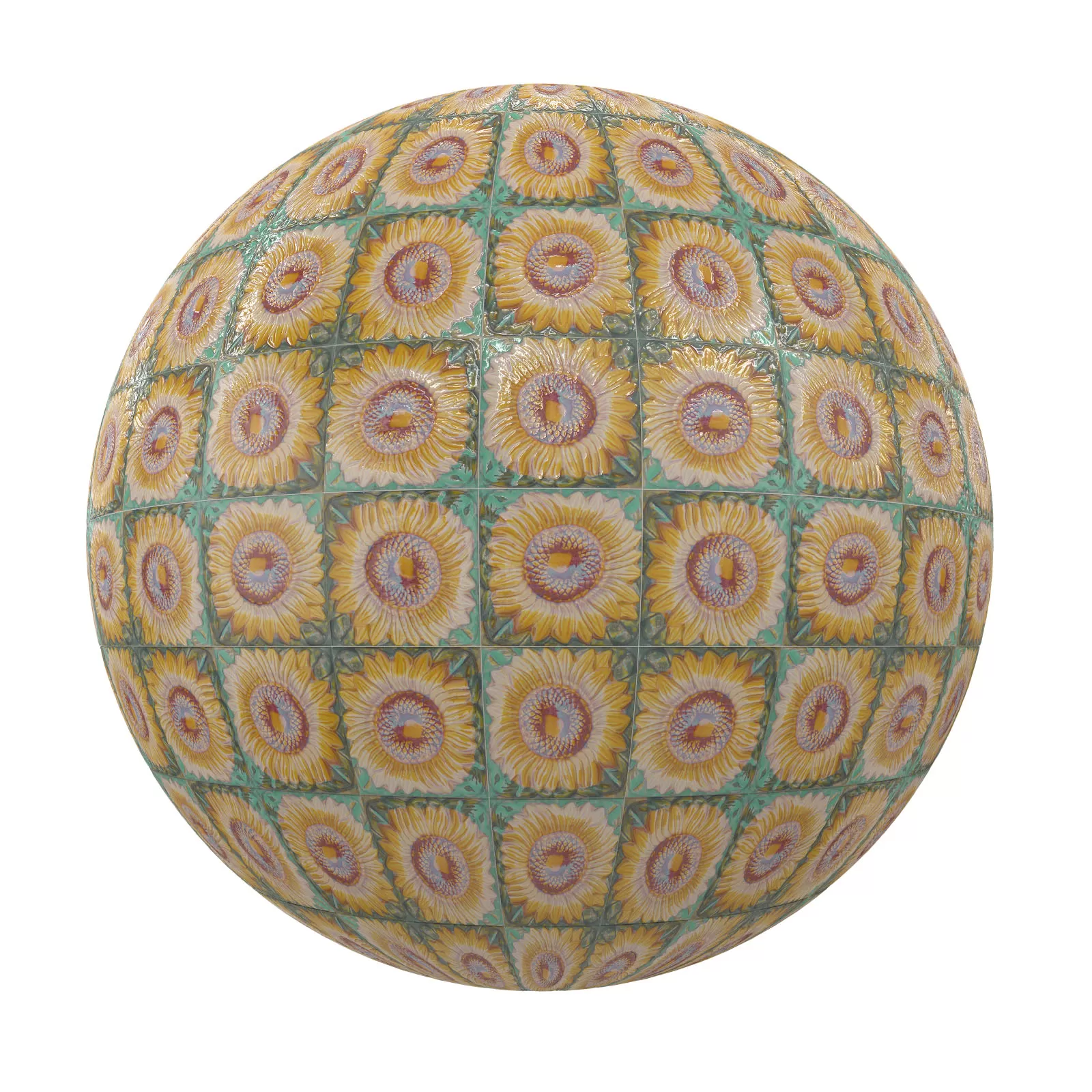 PBR CGAXIS TEXTURES – TILES – Patterned Tiles 15