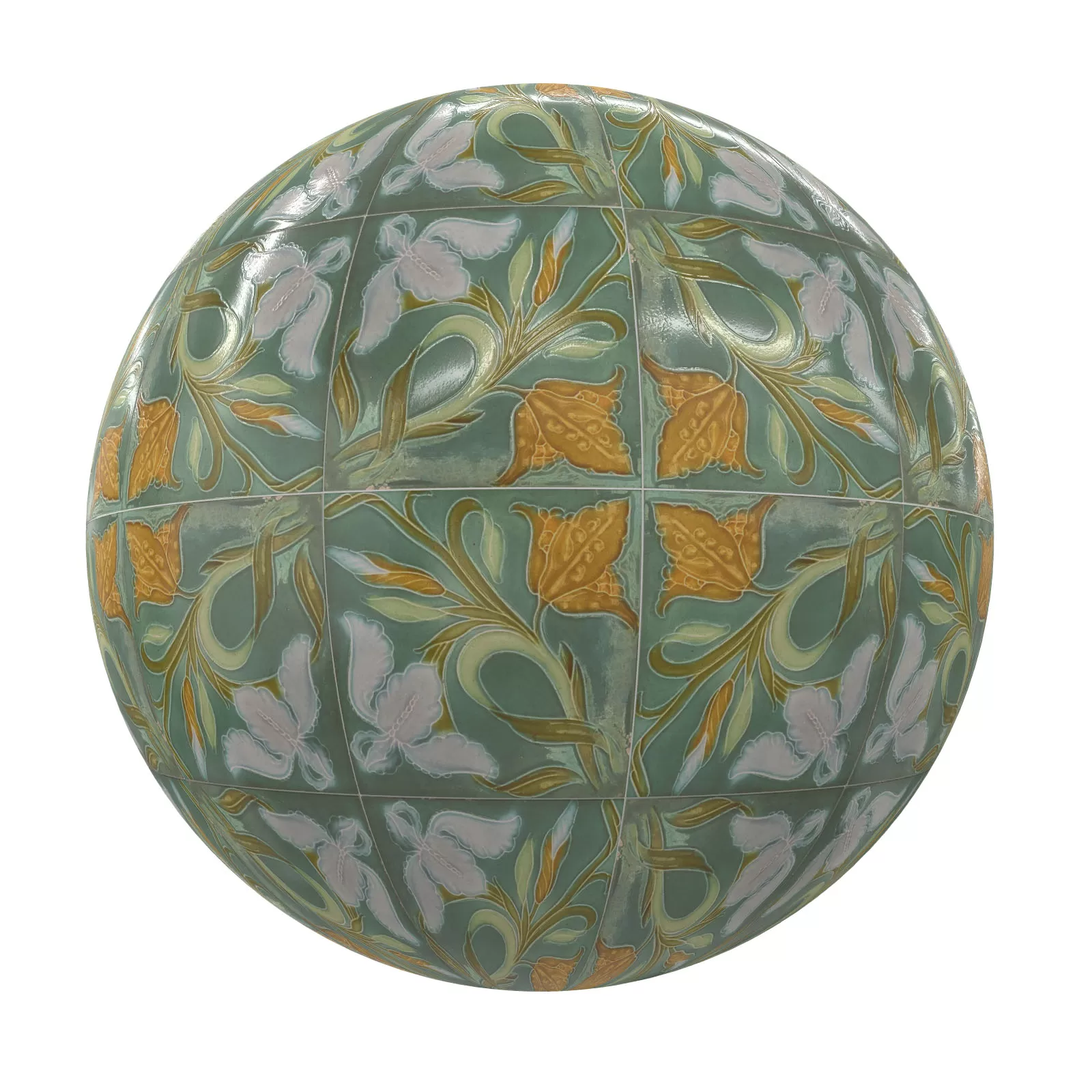 PBR CGAXIS TEXTURES – TILES – Patterned Tiles 18