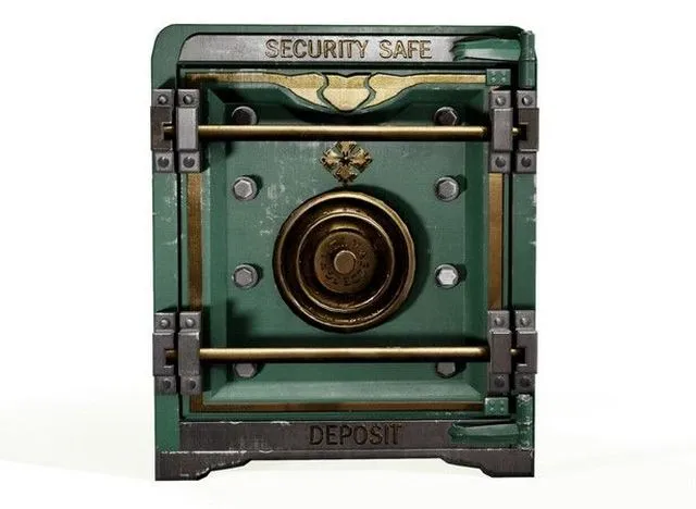 PBR Game 3D Models - 1870 Security Safe
