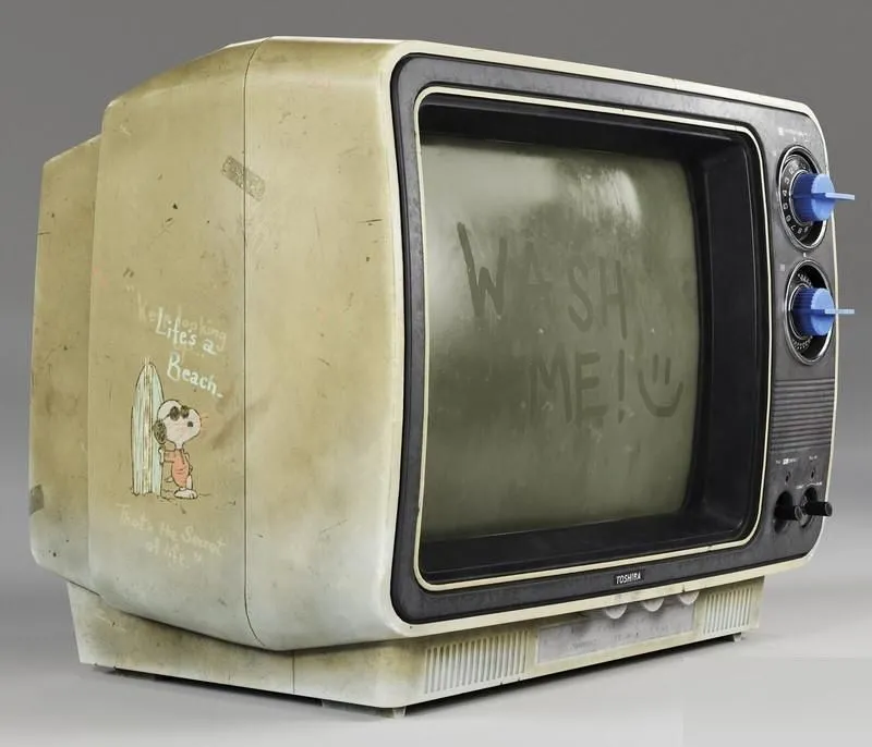 PBR Game 3D Models - 1976 Toshiba TV