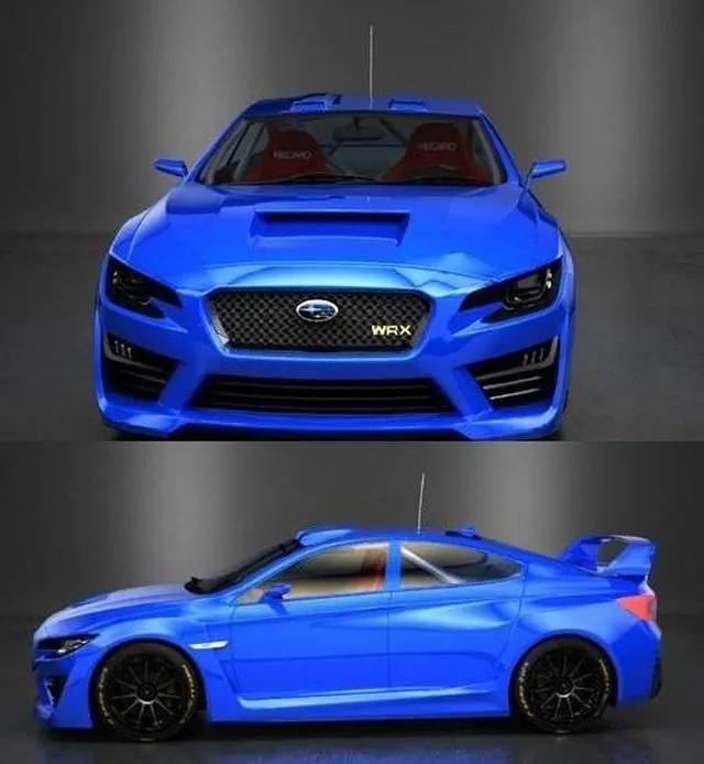 PBR Game 3D Models - 2017 Subaru WRX STI R4 Group N