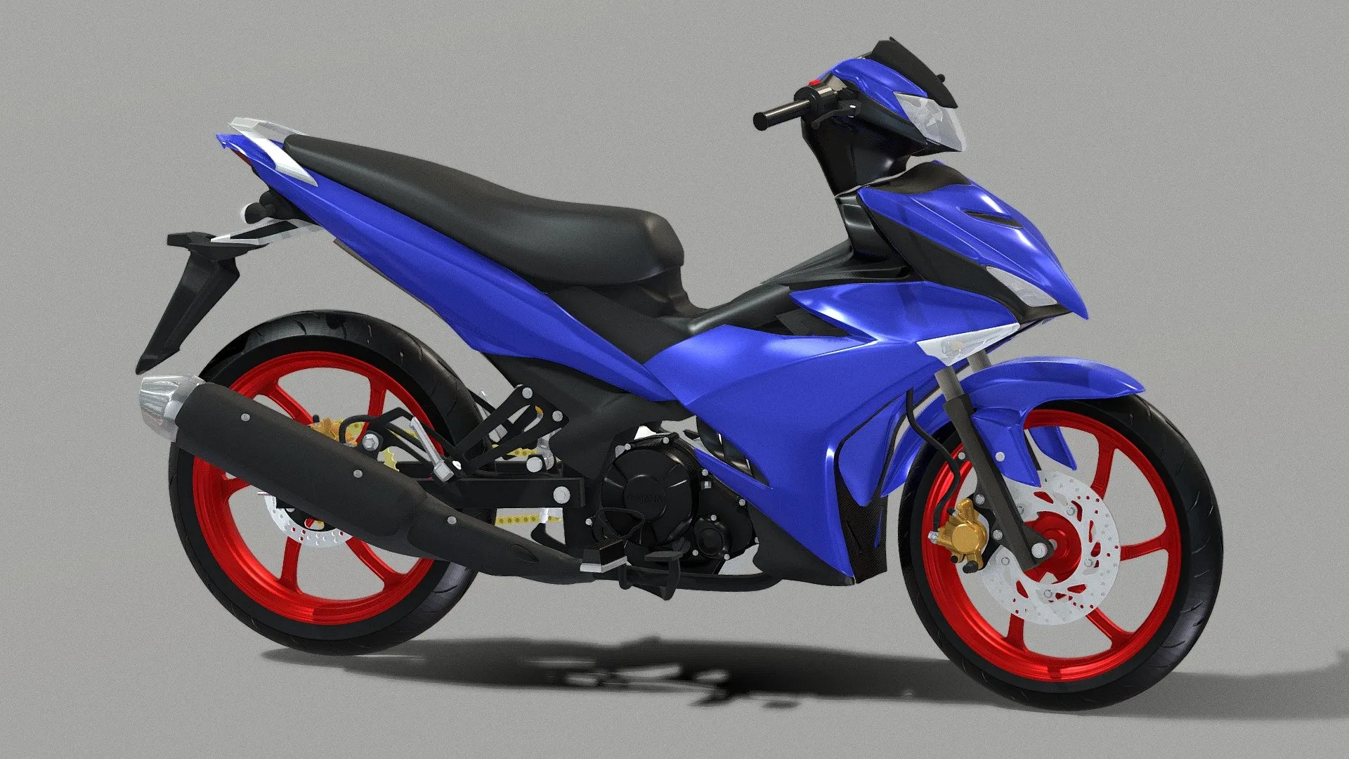 PBR Game 3D Models - 2022 Yamaha Mx King 150