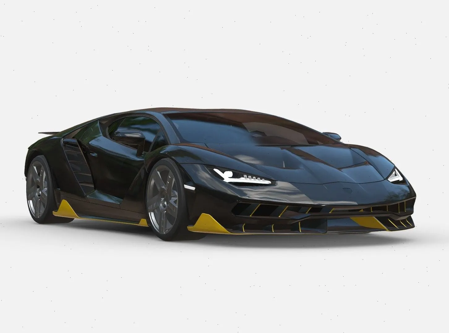 PBR Game 3D Models - 3D Model Lamborghini Centenario