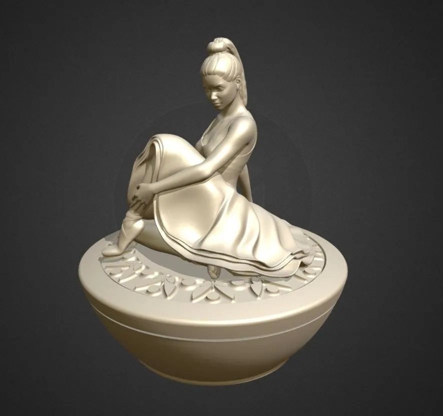 PBR Game 3D Models - 3D Printable Jewelry Box 2