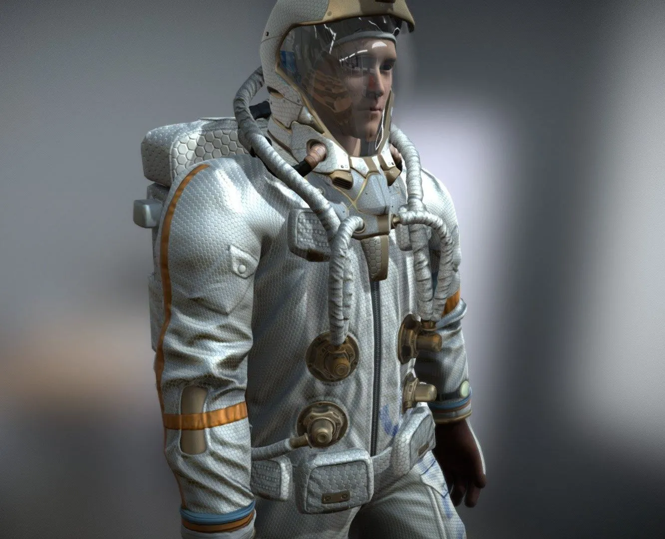 PBR Game 3D Models - 3Drt Astronaut