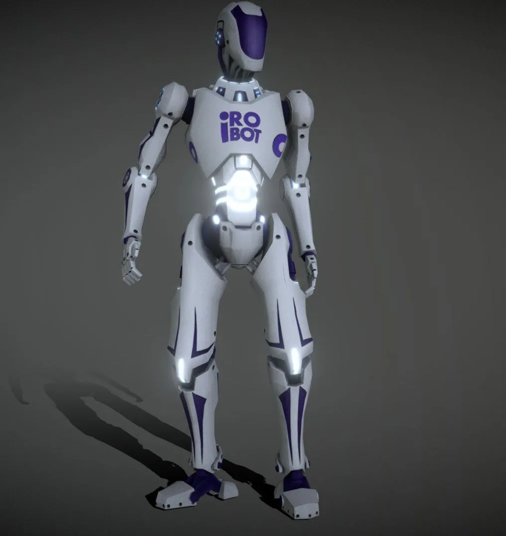 PBR Game 3D Models - 3Drt Robot 04
