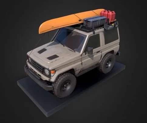 PBR Game 3D Models - 4X4 Off Roader