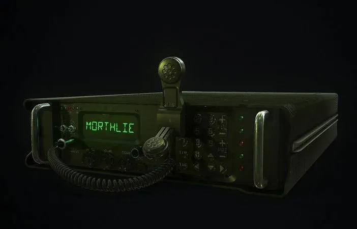 PBR Game 3D Models - 96Millitary Radio