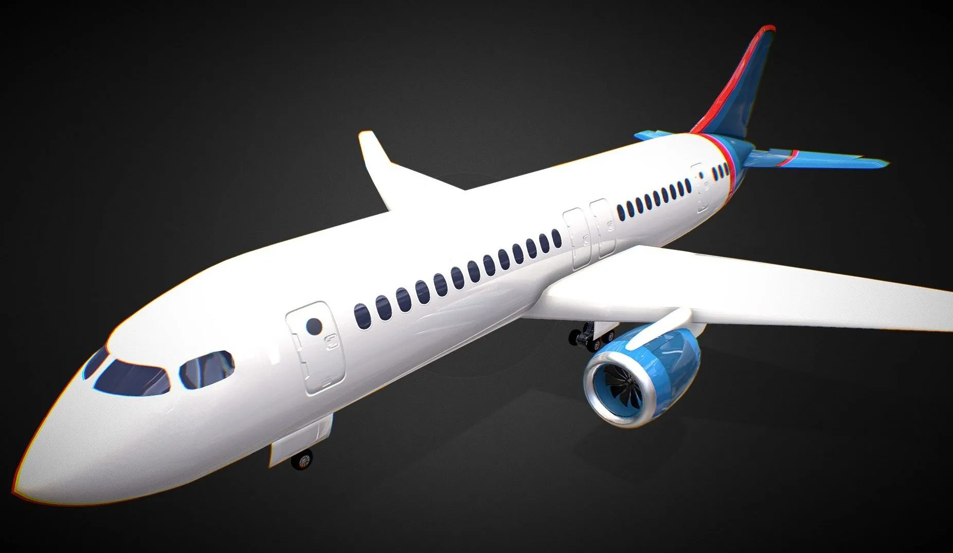 PBR Game 3D Models - Aeroplane 3D Model Znanyecom