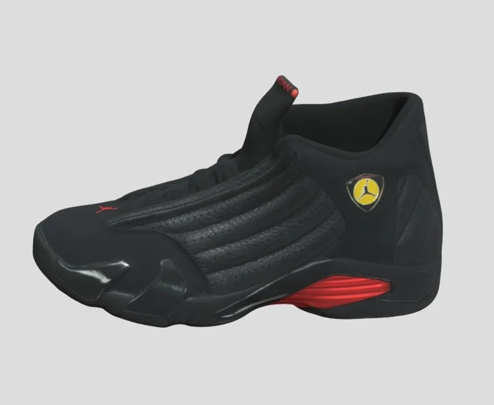 PBR Game 3D Models – Air Jordan 14 Last Shot2018 487471 003