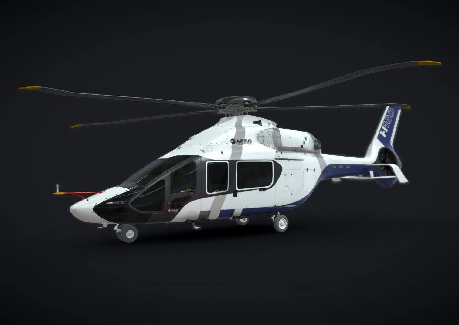 PBR Game 3D Models - Airbus Helicopters H160
