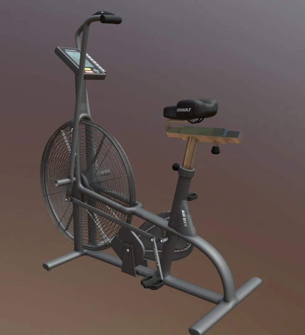PBR Game 3D Models - Airdyne Assault Bike