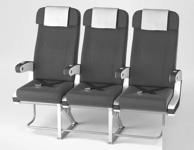PBR Game 3D Models - Airplane chair V4