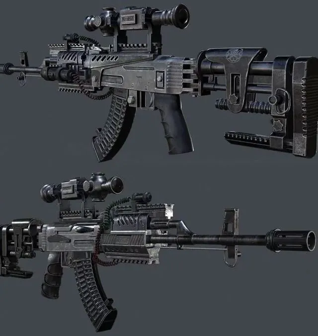 PBR Game 3D Models - AK Modfied