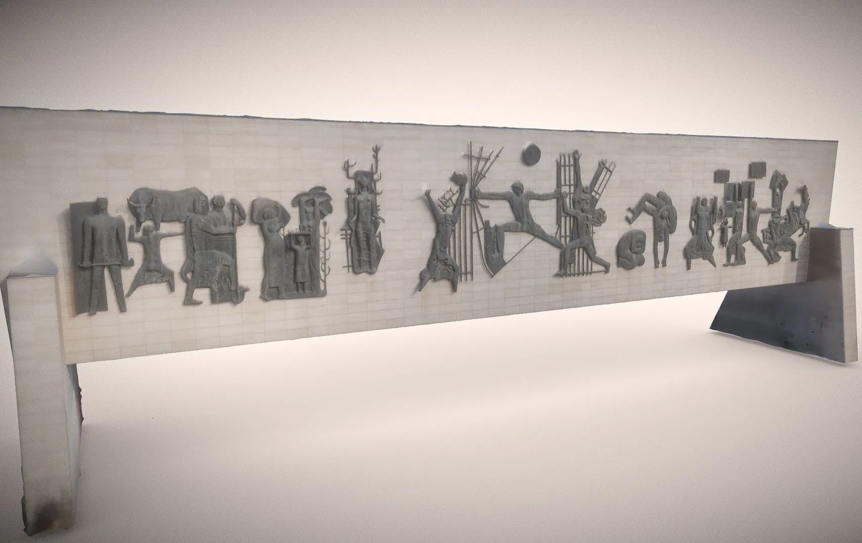 PBR Game 3D Models - Al Tahrir Monument In Baghdad Iraq