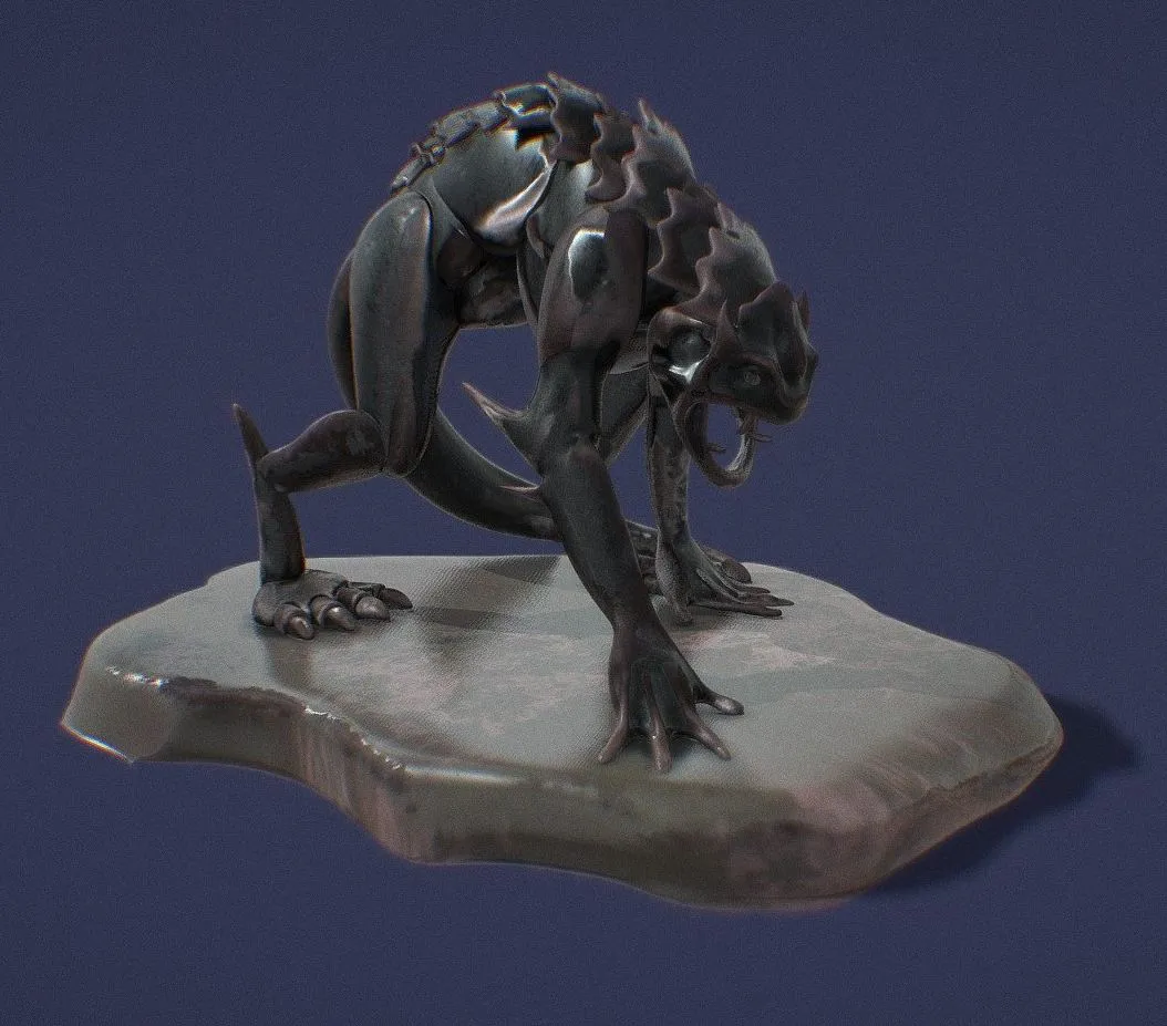 PBR Game 3D Models - Alien Blocking Stylize Body Base