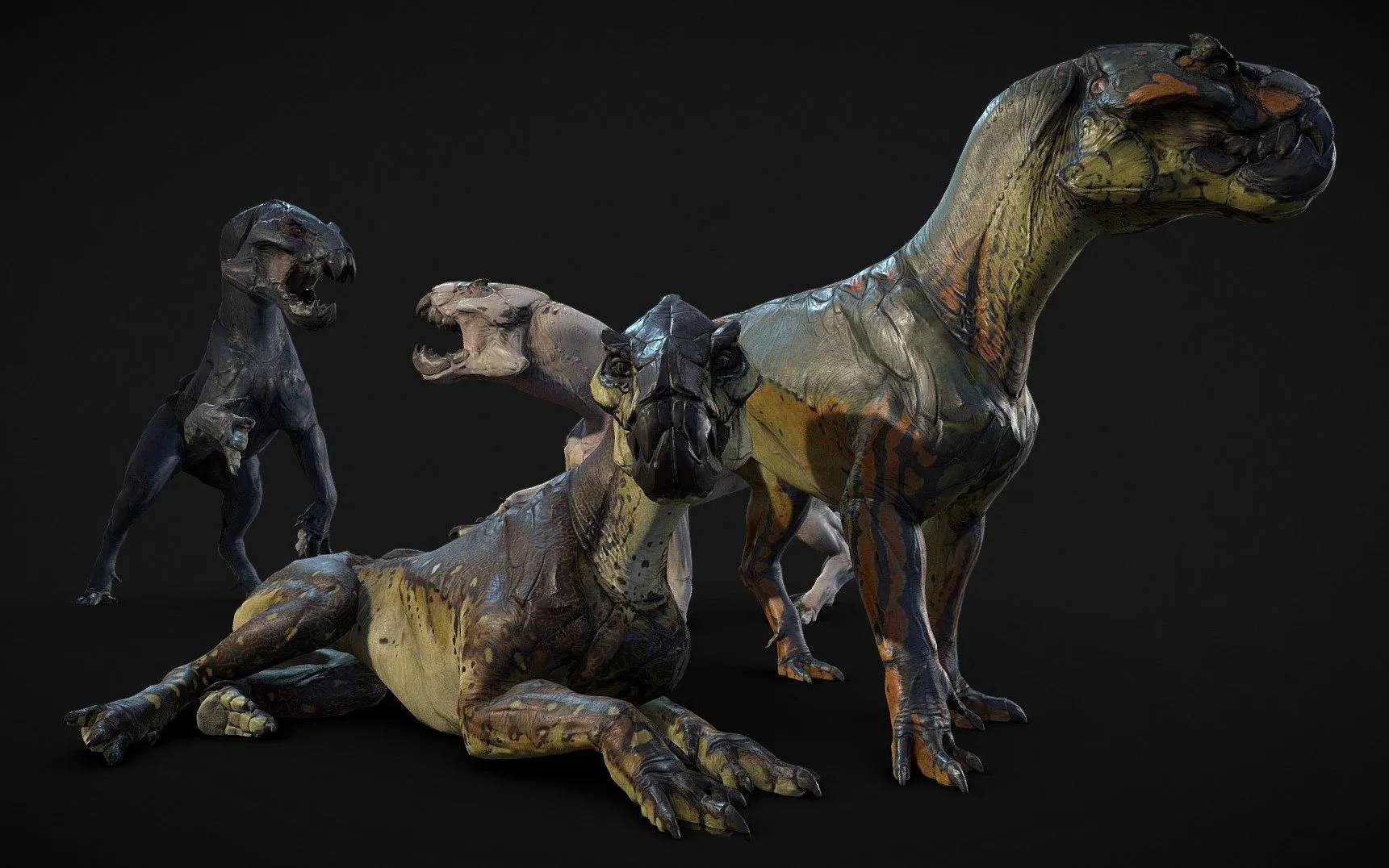 PBR Game 3D Models - Alien Cat