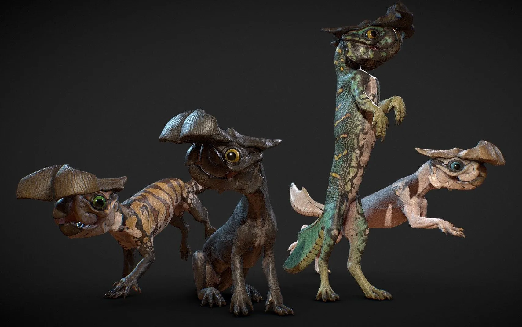 PBR Game 3D Models - Alien Rodent