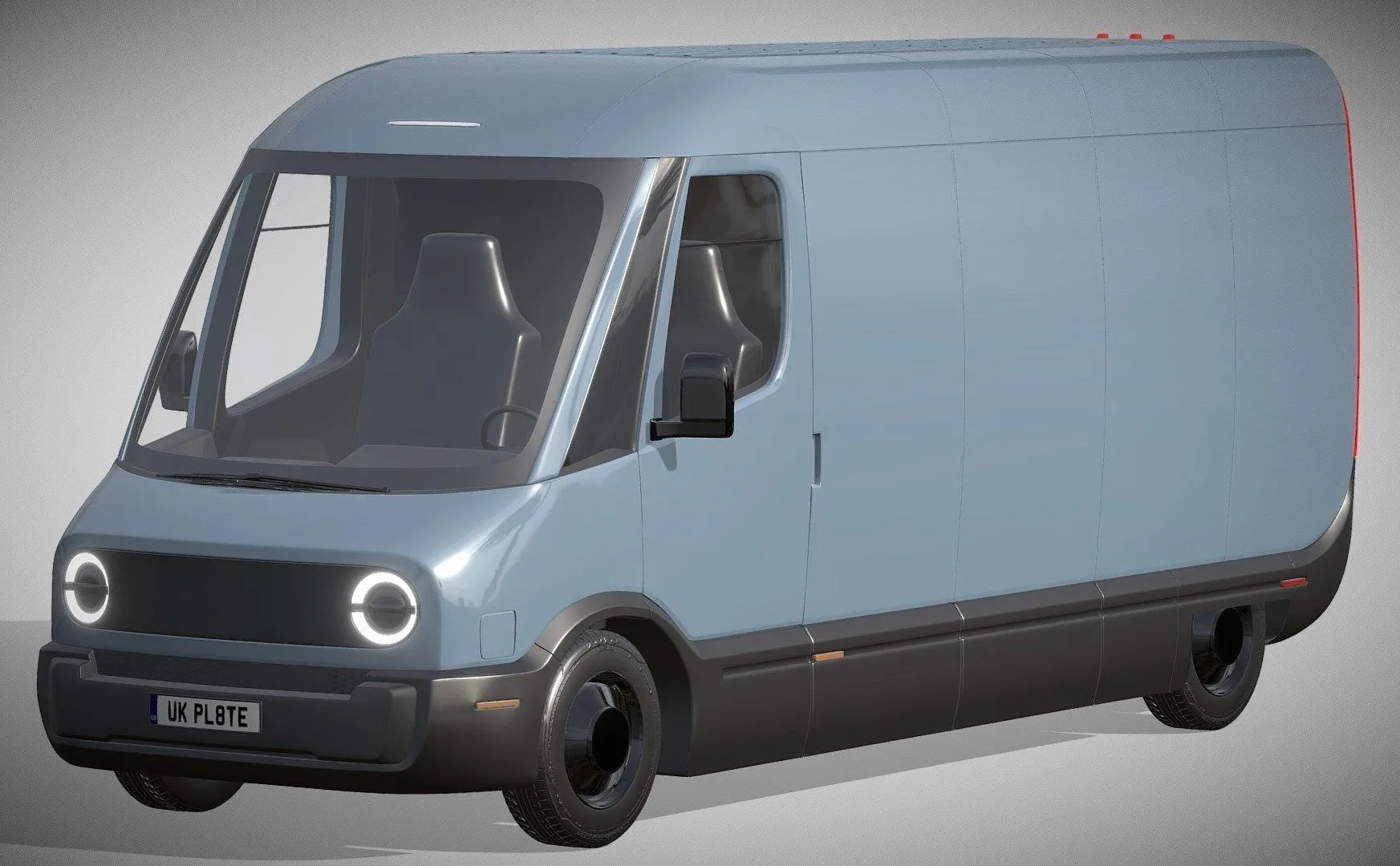 PBR Game 3D Models - Amazon Electric Delivery Van