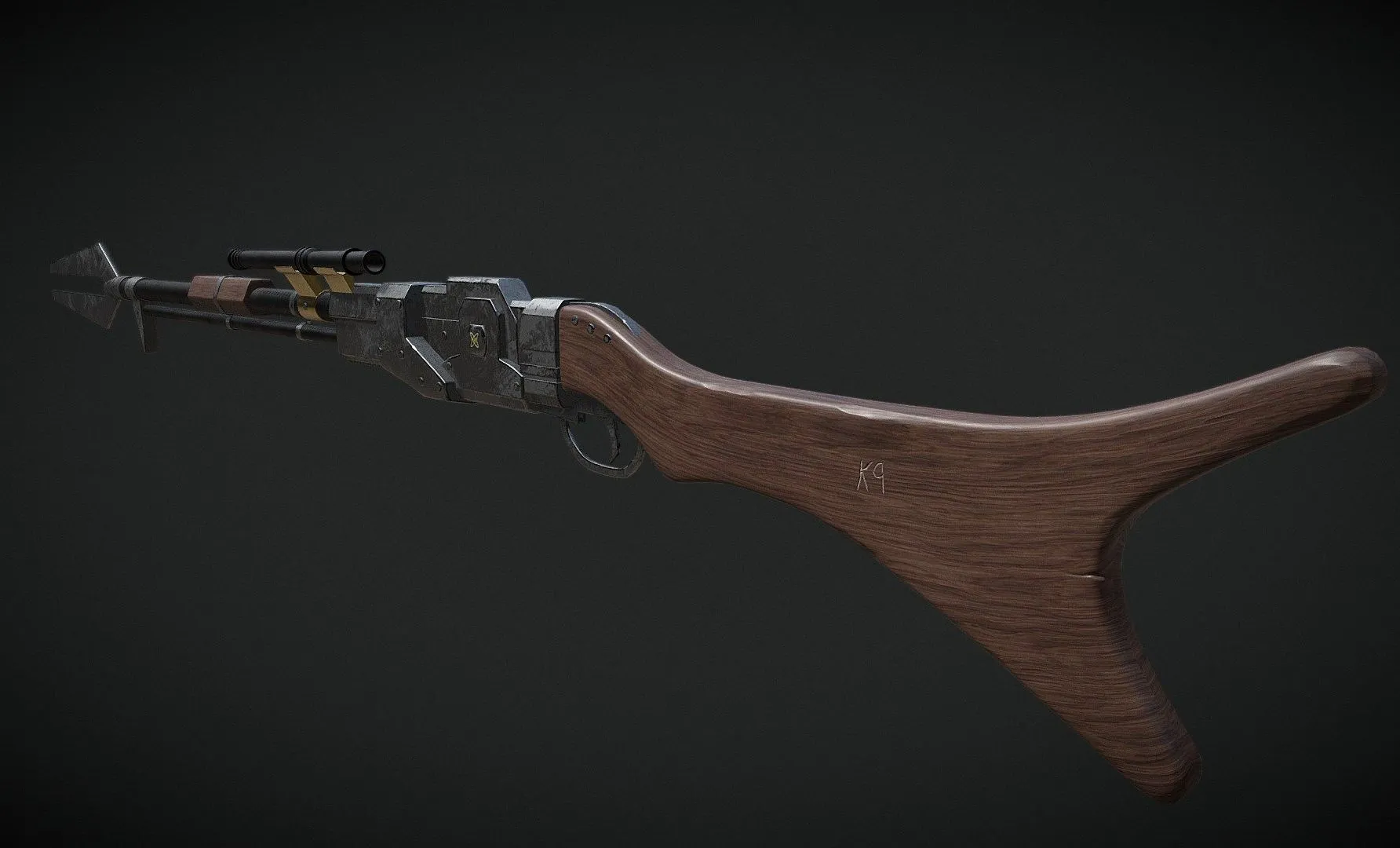 PBR Game 3D Models - Amban Phase Pulse Blaster Rifle Fan Art