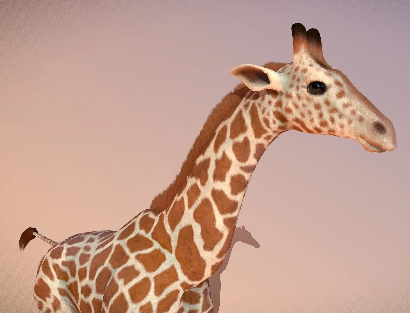 PBR Game 3D Models - Animated Giraffe