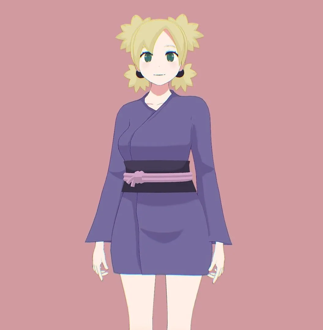 PBR Game 3D Models - Anime Girl