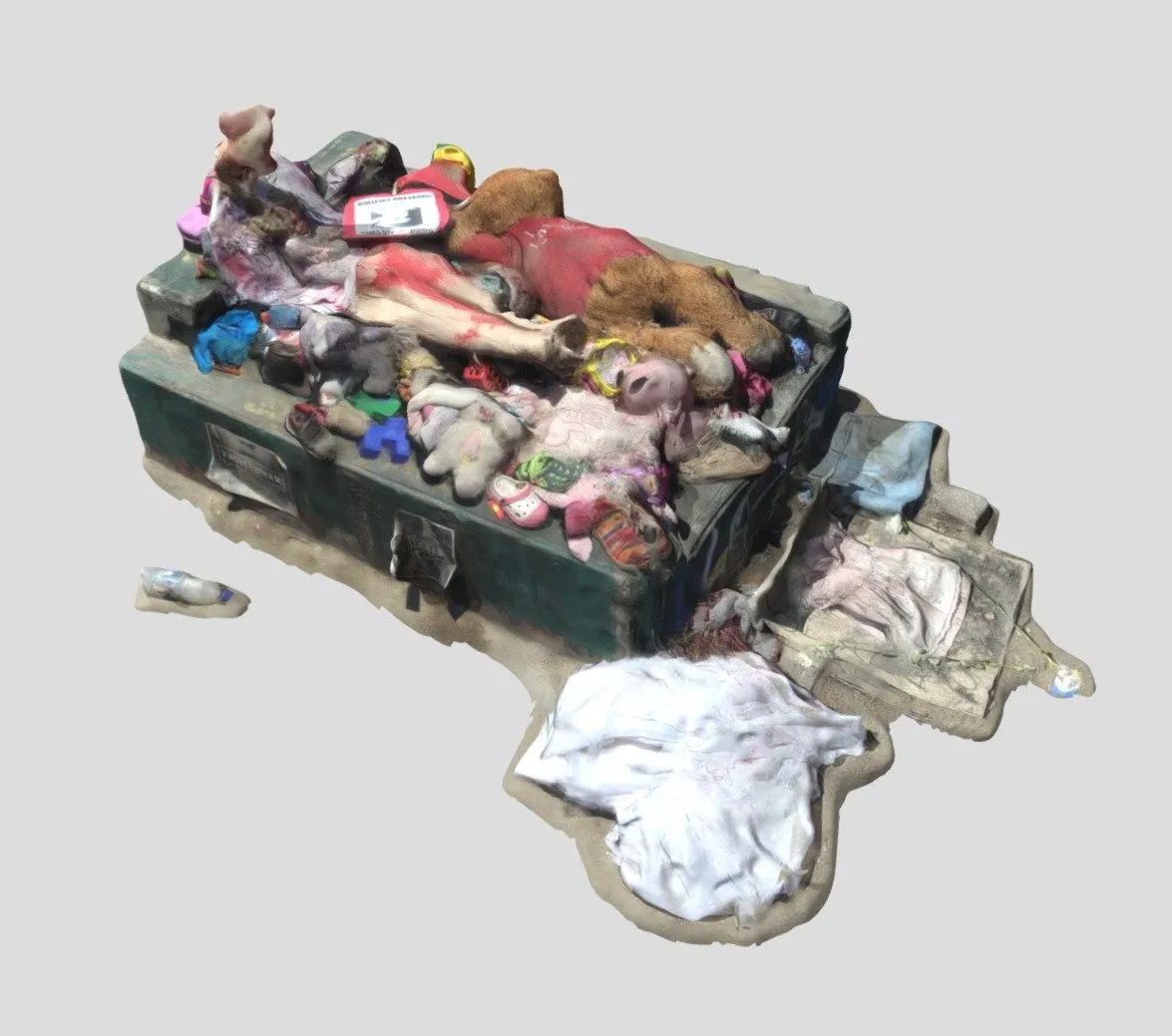 PBR Game 3D Models - Animita Sename Plaza Dignidad Dic10