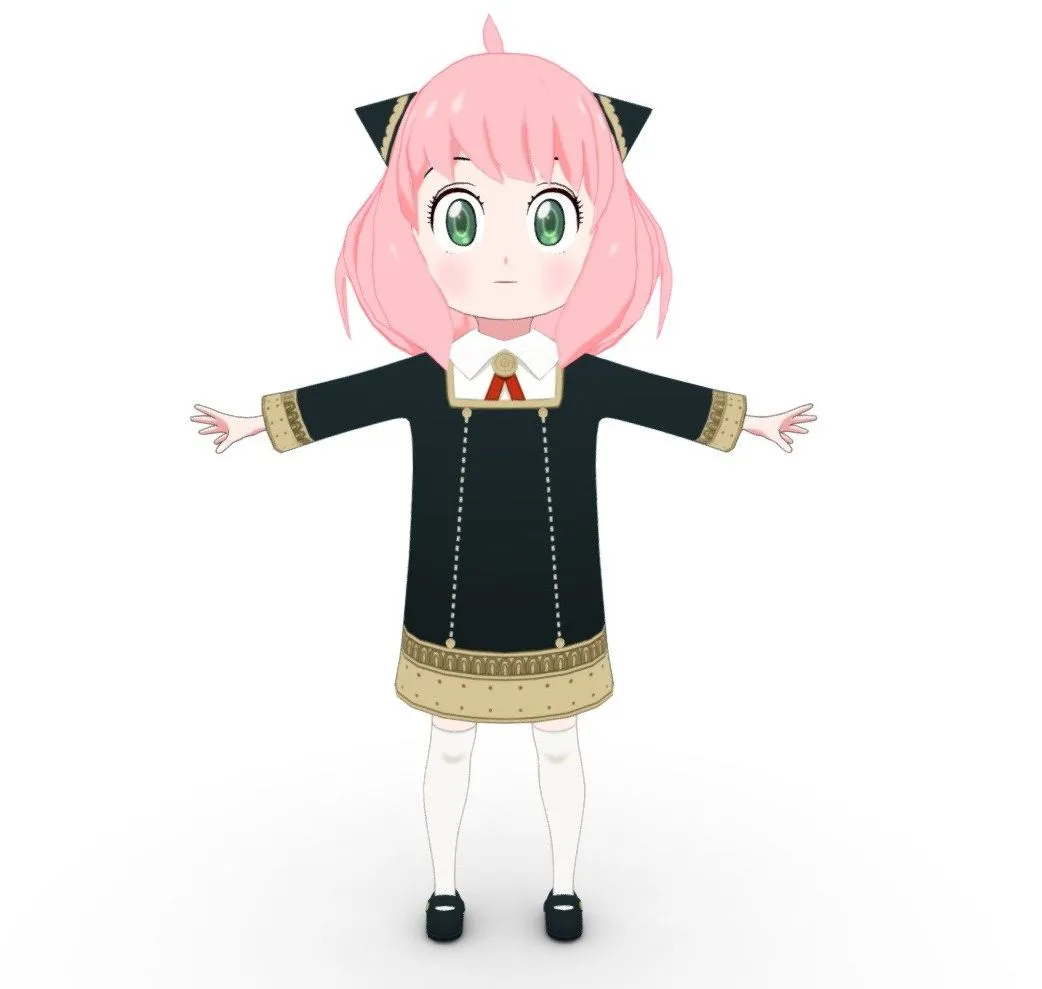 PBR Game 3D Models - Anya Forger Spy X Family