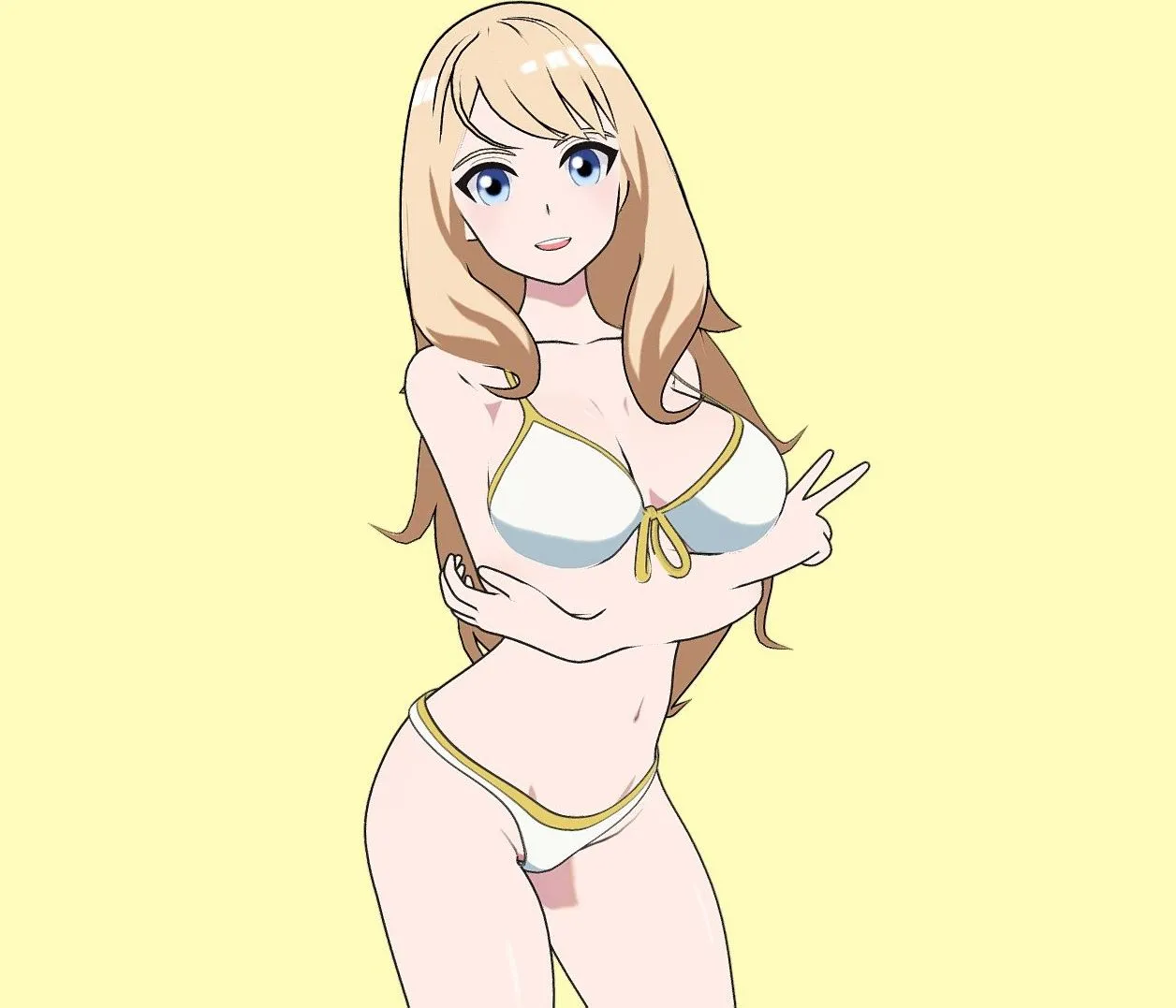 PBR Game 3D Models - Aoi Bikini Girl