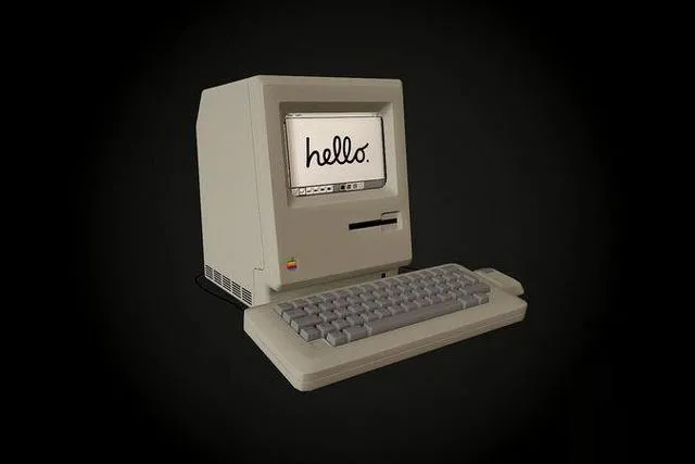 PBR Game 3D Models - Apple Macintosh 128k retro computer