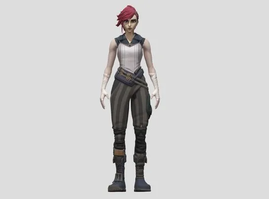 PBR Game 3D Models – Arcane Vi Fanart