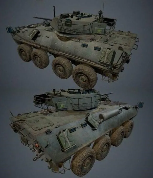 PBR Game 3D Models - Armor LAV-25