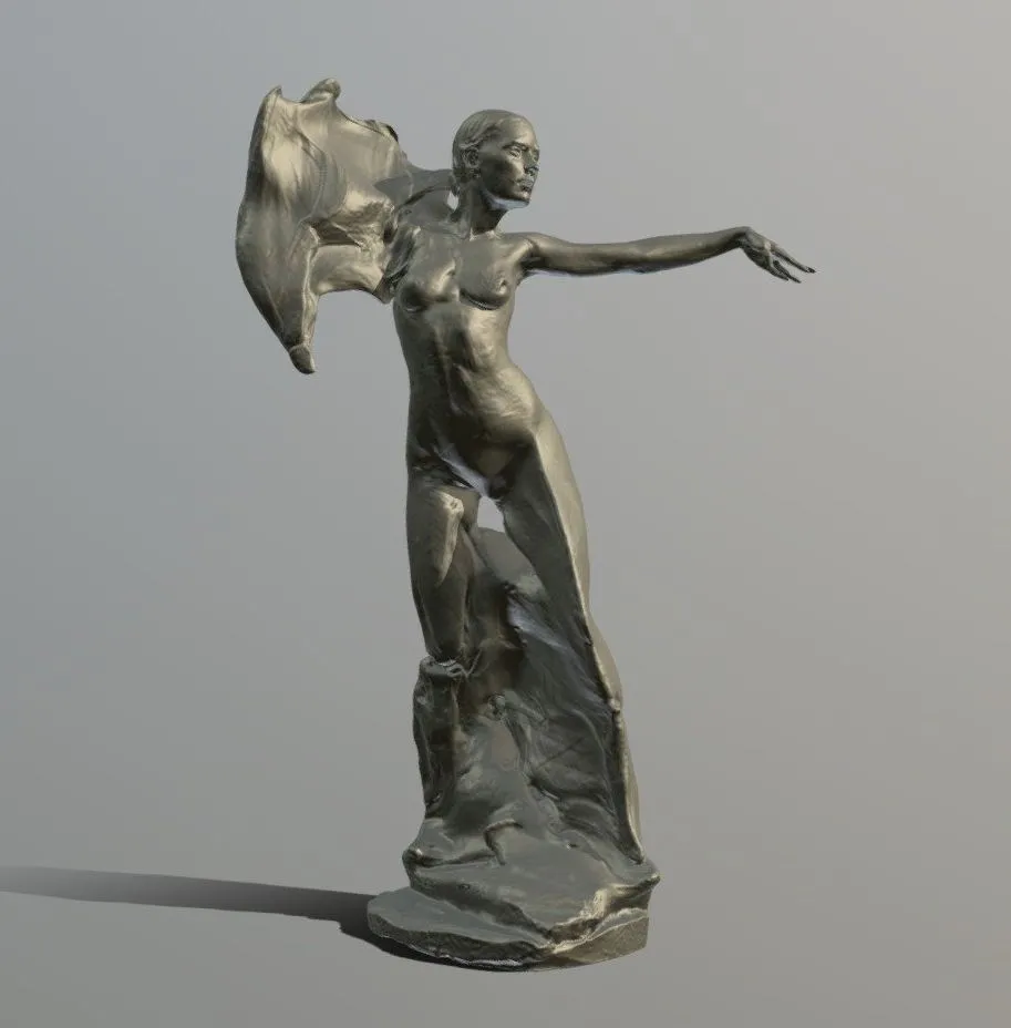 PBR Game 3D Models - Athena Small Bronze003