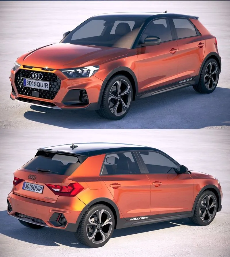 PBR Game 3D Models - Audi A1 Citycarver 2020