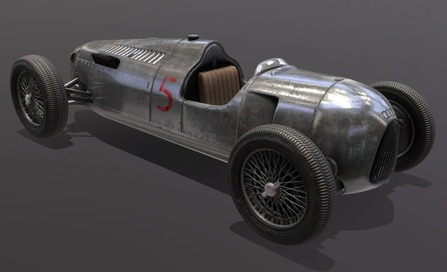 PBR Game 3D Models - Auto Union Type C