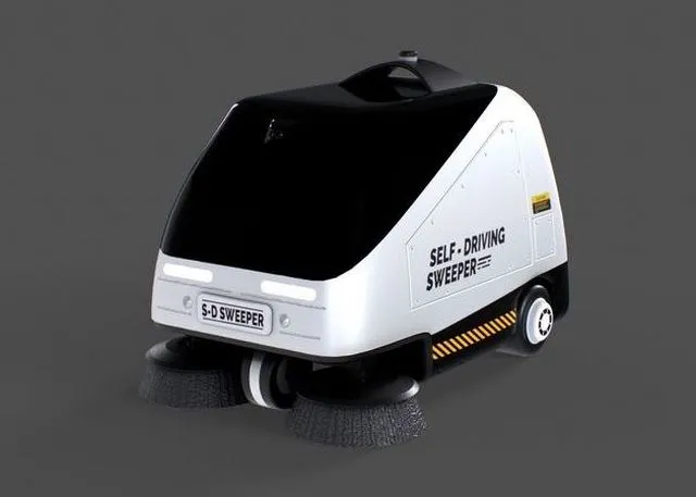 PBR Game 3D Models - Autonomous Robot Sweeper