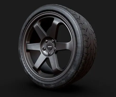 PBR Game 3D Models - AVID1 AV6 & Generic Tire