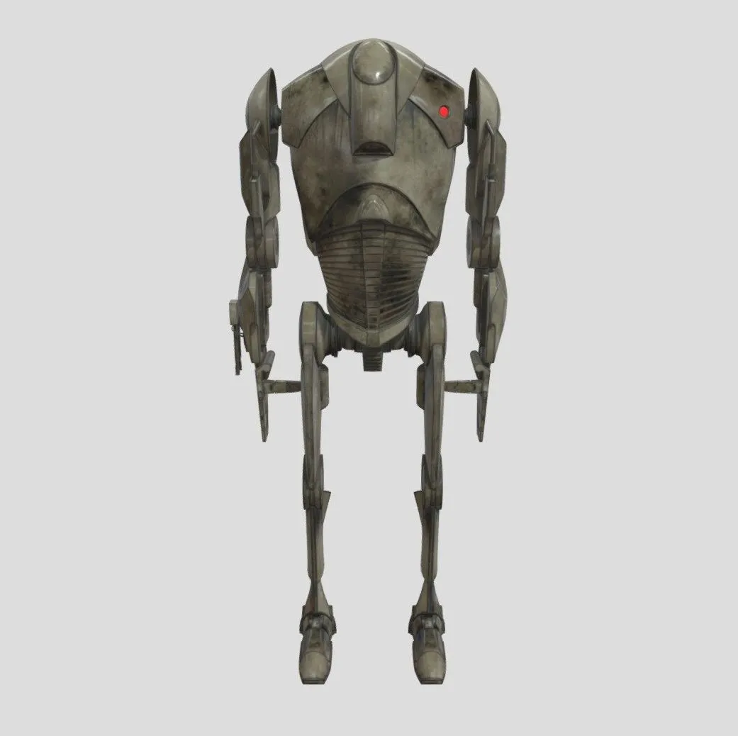 PBR Game 3D Models - B2 Battle Droid
