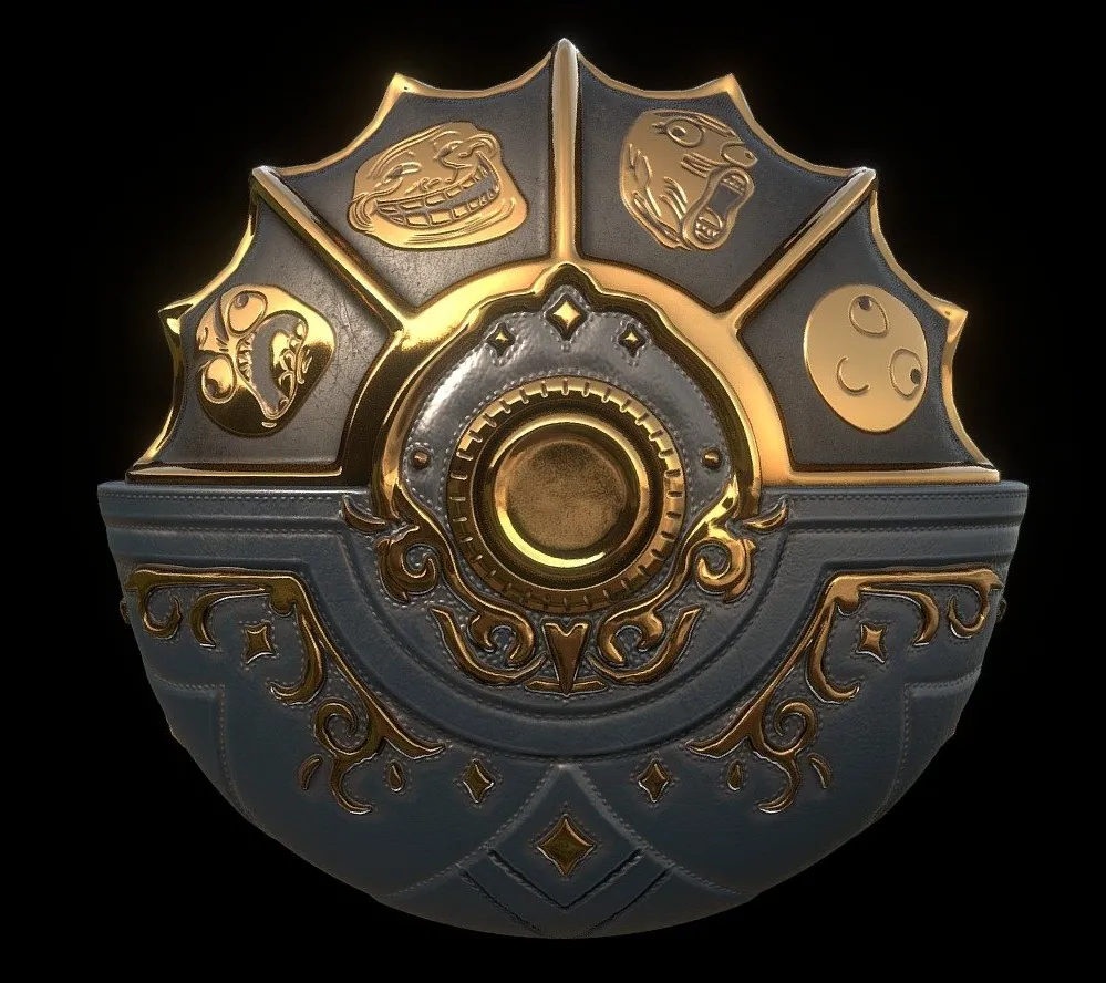 PBR Game 3D Models - Badge Box