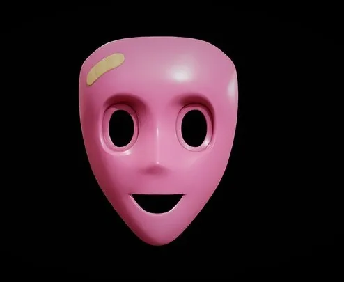 PBR Game 3D Models - Bandage Mask   The Purge