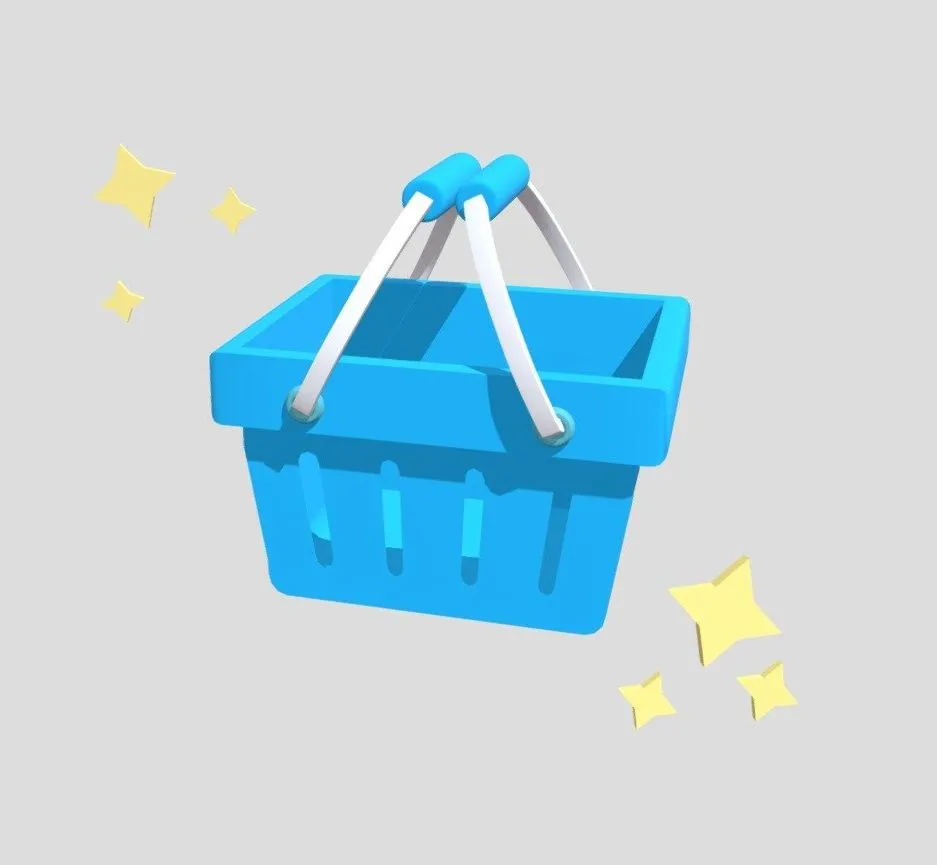 PBR Game 3D Models - Basket