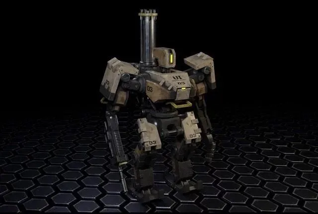 PBR Game 3D Models - Bastion from Overwatch