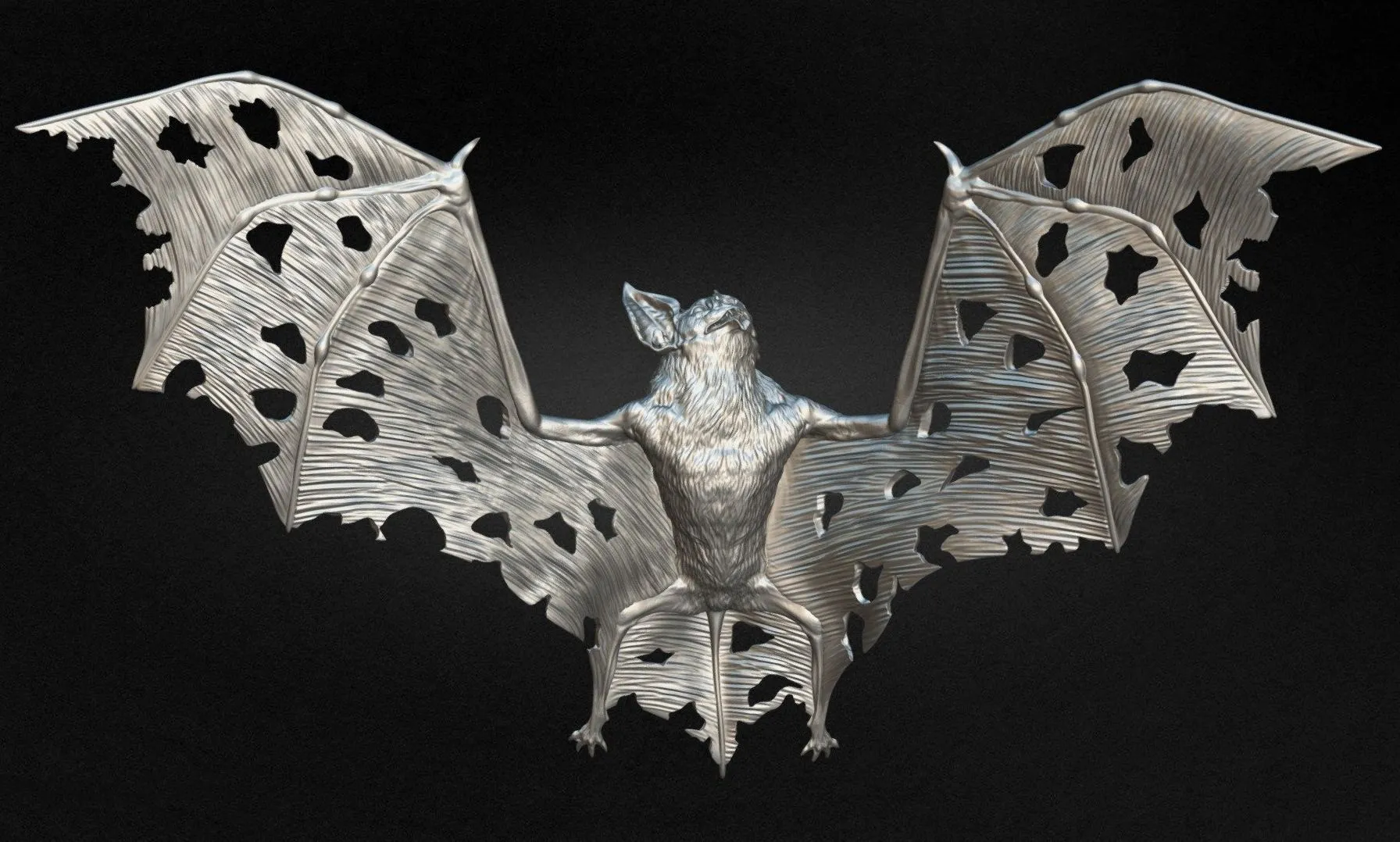 PBR Game 3D Models - Bat 1