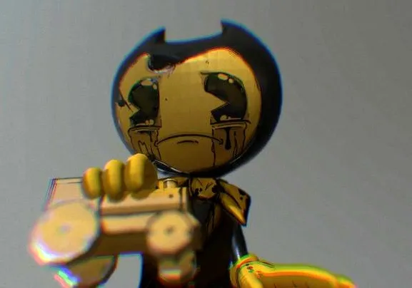 PBR Game 3D Models - Batdr Sad Bendy Rig