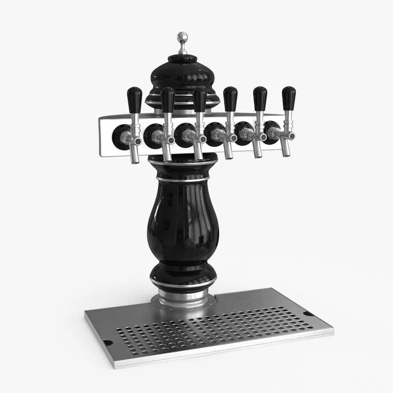 PBR Game 3D Models - Beer Dispenser Tower