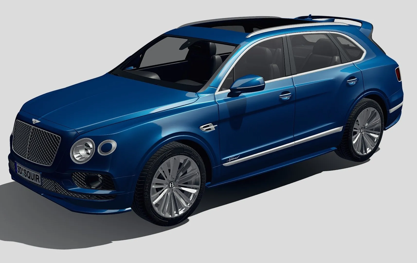 PBR Game 3D Models - Bentley Bentayga Speed 2020