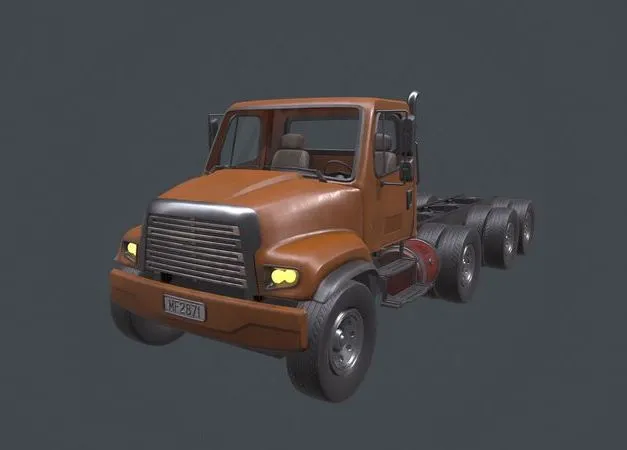 PBR Game 3D Models - Big truck