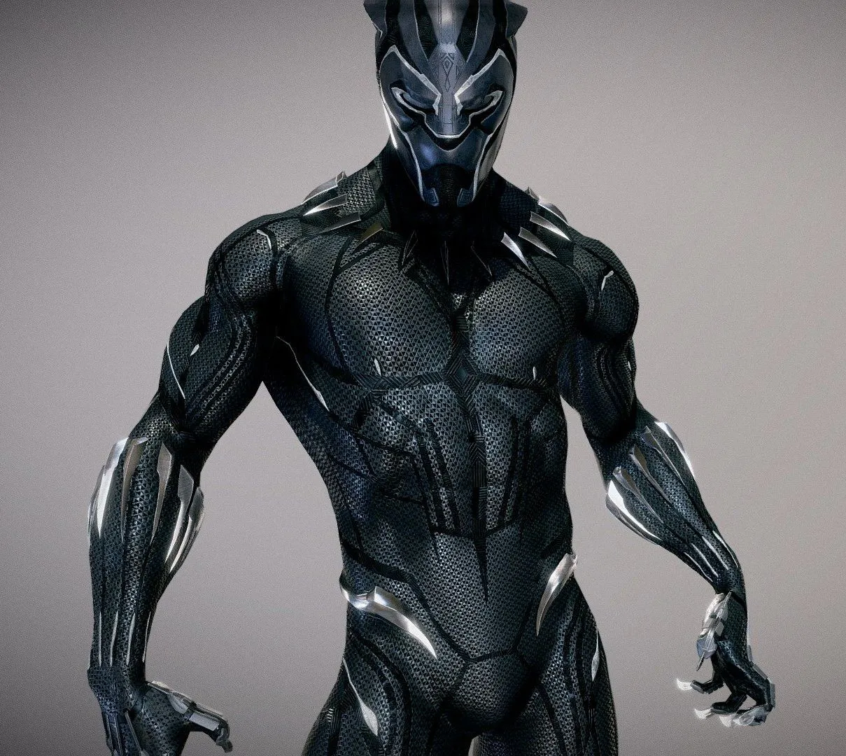 PBR Game 3D Models - Black Panther